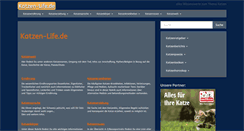 Desktop Screenshot of katzen-life.de