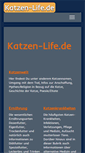 Mobile Screenshot of katzen-life.de